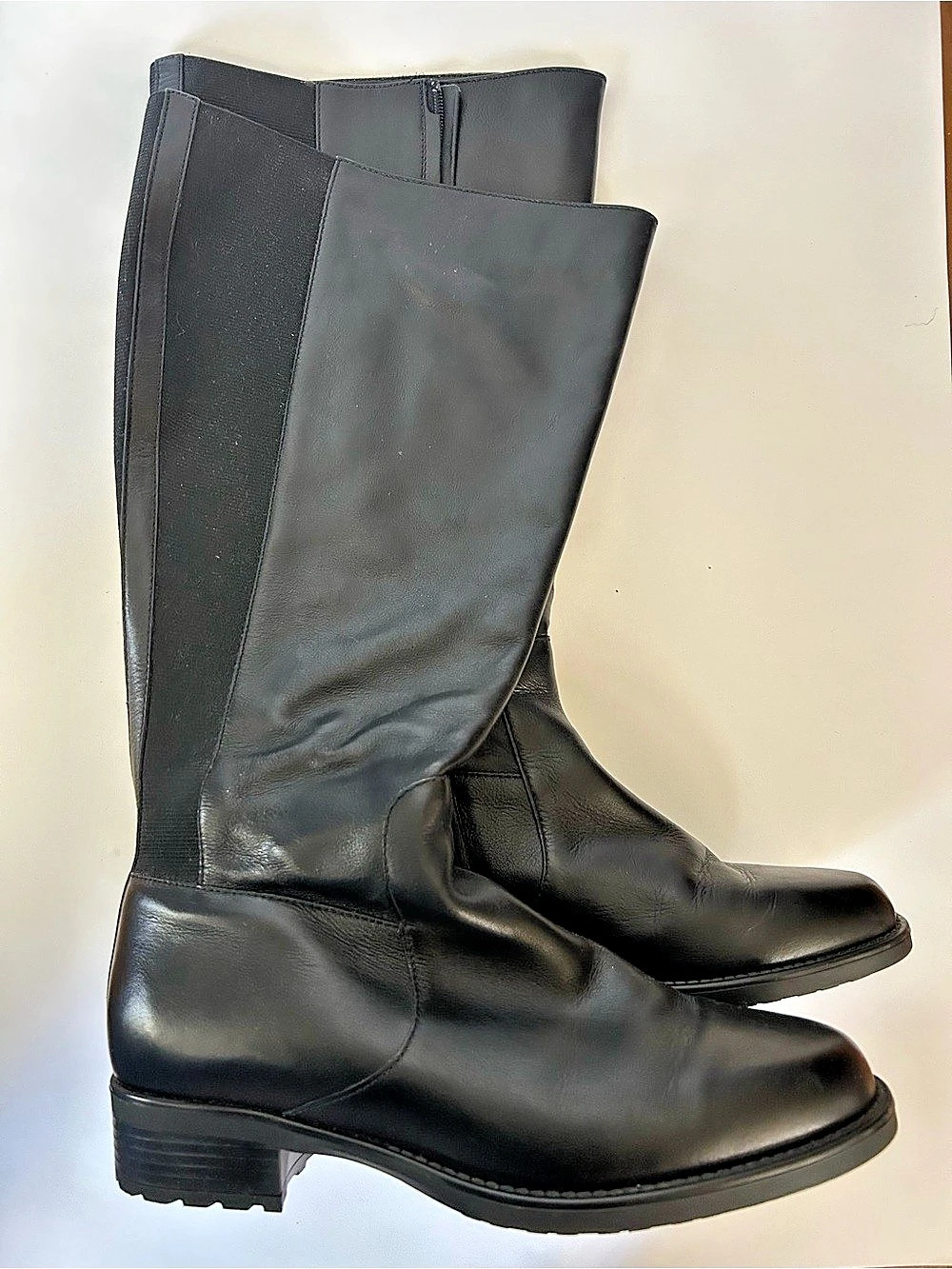 SAS Duchess Black Leather Boots US 8.5 M